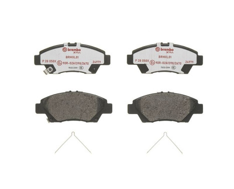 Brake Pad Set, disc brake BREMBO XTRA LINE P 28 050X