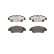 Brake Pad Set, disc brake BREMBO XTRA LINE P 28 050X