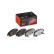 Brake Pad Set, disc brake BREMBO XTRA LINE P 28 050X, Thumbnail 2