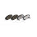 Brake Pad Set, disc brake BREMBO XTRA LINE P 28 050X, Thumbnail 3