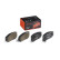 Brake Pad Set, disc brake BREMBO XTRA LINE P 30 018X