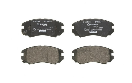 Brake Pad Set, disc brake BREMBO XTRA LINE P 30 018X, Image 3