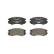 Brake Pad Set, disc brake BREMBO XTRA LINE P 30 018X, Thumbnail 4
