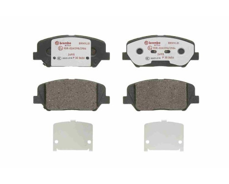 Brake Pad Set, disc brake BREMBO XTRA LINE P 30 065X, Image 2