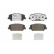 Brake Pad Set, disc brake BREMBO XTRA LINE P 30 065X, Thumbnail 2