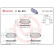 Brake Pad Set, disc brake BREMBO XTRA LINE P 30 073X, Thumbnail 2