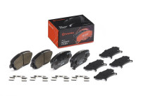Brake Pad Set, disc brake BREMBO XTRA LINE P 30 073X