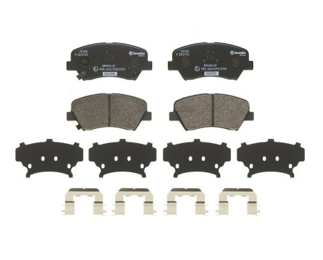 Brake Pad Set, disc brake BREMBO XTRA LINE P 30 073X, Image 4