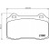 Brake Pad Set, disc brake BREMBO XTRA LINE P 36 020X