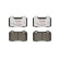 Brake Pad Set, disc brake BREMBO XTRA LINE P 36 020X, Thumbnail 4