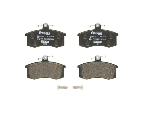 Brake Pad Set, disc brake BREMBO XTRA LINE P 41 003X