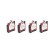 Brake Pad Set, disc brake BREMBO XTRA LINE P 50 033X, Thumbnail 3