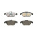 Brake Pad Set, disc brake BREMBO XTRA LINE P 50 068X, Thumbnail 4