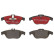 Brake Pad Set, disc brake BREMBO XTRA LINE P 50 068X, Thumbnail 4