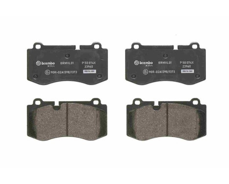 Brake Pad Set, disc brake BREMBO XTRA LINE P 50 074X, Image 2