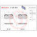 Brake Pad Set, disc brake BREMBO XTRA LINE P 50 074X, Thumbnail 2