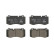 Brake Pad Set, disc brake BREMBO XTRA LINE P 50 074X, Thumbnail 4