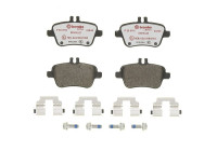 Brake Pad Set, disc brake BREMBO XTRA LINE P 50 091X