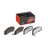 Brake Pad Set, disc brake BREMBO XTRA LINE P 54 017X, Thumbnail 4