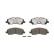 Brake Pad Set, disc brake BREMBO XTRA LINE P 54 030X, Thumbnail 4