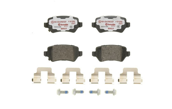 Brake Pad Set, disc brake BREMBO XTRA LINE P 59 038X