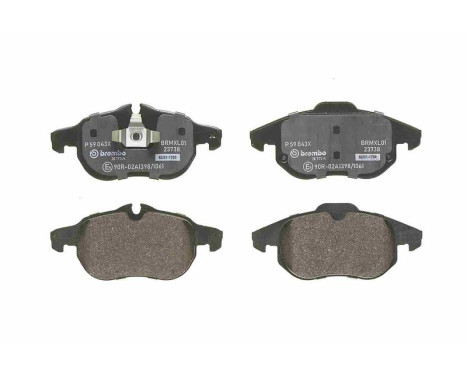 Brake Pad Set, disc brake BREMBO XTRA LINE P 59 043X