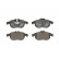 Brake Pad Set, disc brake BREMBO XTRA LINE P 59 043X