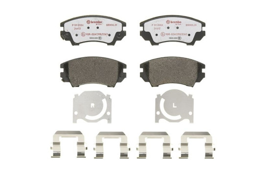 Brake Pad Set, disc brake BREMBO XTRA LINE P 59 055X