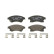 Brake Pad Set, disc brake BREMBO XTRA LINE P 59 076X, Thumbnail 4