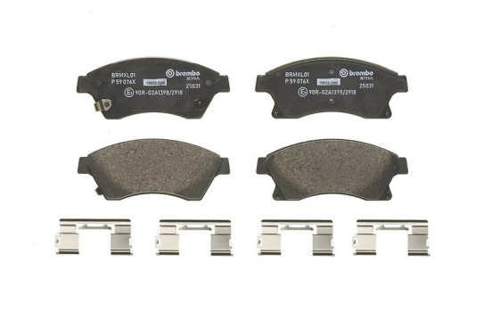 Brake Pad Set, disc brake BREMBO XTRA LINE P 59 076X, Image 3