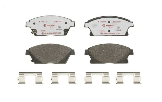 Brake Pad Set, disc brake BREMBO XTRA LINE P 59 077X, Image 3