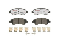 Brake Pad Set, disc brake BREMBO XTRA LINE P 61 066X