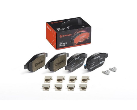 Brake Pad Set, disc brake BREMBO XTRA LINE P 61 068X, Image 2