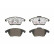 Brake Pad Set, disc brake BREMBO XTRA LINE P 61 076X