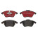 Brake Pad Set, disc brake BREMBO XTRA LINE P 61 076X, Thumbnail 4