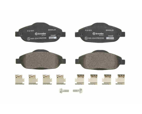 Brake Pad Set, disc brake BREMBO XTRA LINE P 61 101X