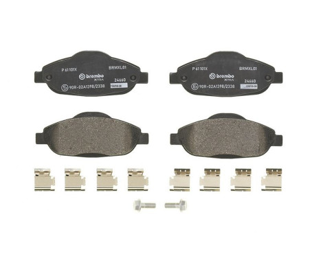 Brake Pad Set, disc brake BREMBO XTRA LINE P 61 101X, Image 4