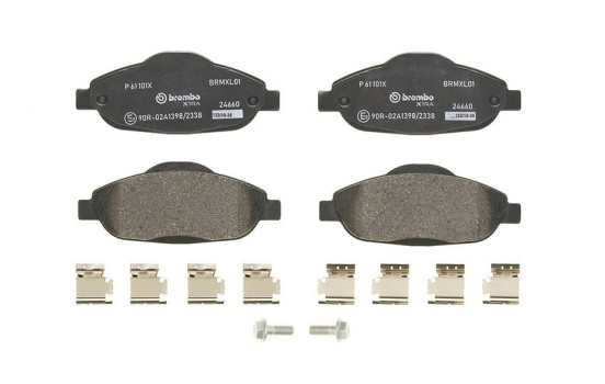 Brake Pad Set, disc brake BREMBO XTRA LINE P 61 101X, Image 3