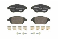 Brake Pad Set, disc brake BREMBO XTRA LINE P 61 103X