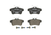 Brake Pad Set, disc brake BREMBO XTRA LINE P 61 114X