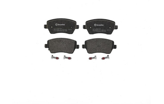Brake Pad Set, disc brake BREMBO XTRA LINE P 68 033X, Image 2