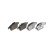 Brake Pad Set, disc brake BREMBO XTRA LINE P 68 047X, Thumbnail 3