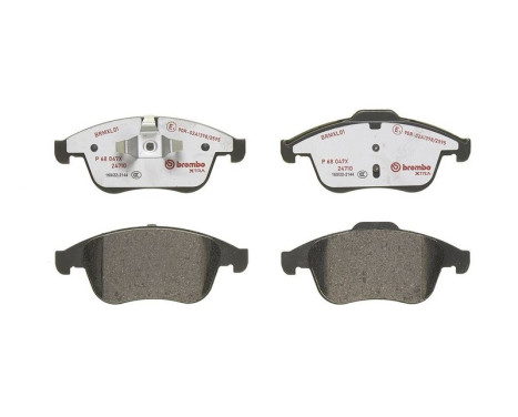 Brake Pad Set, disc brake BREMBO XTRA LINE P 68 047X, Image 4