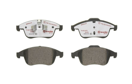 Brake Pad Set, disc brake BREMBO XTRA LINE P 68 047X, Image 3