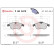 Brake Pad Set, disc brake BREMBO XTRA LINE P 68 047X, Thumbnail 4