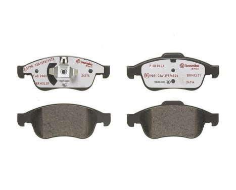 Brake Pad Set, disc brake BREMBO XTRA LINE P 68 050X, Image 4