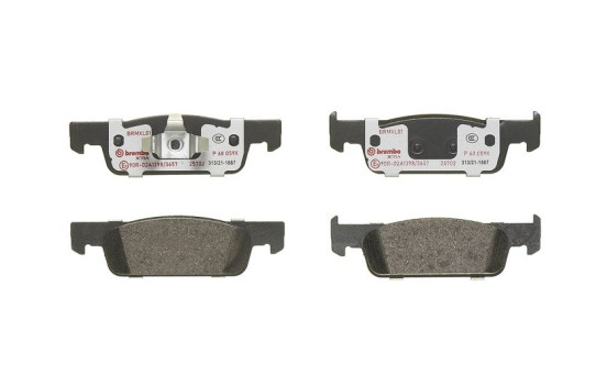 Brake Pad Set, disc brake BREMBO XTRA LINE P 68 059X