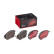 Brake Pad Set, disc brake BREMBO XTRA LINE P 78 017X