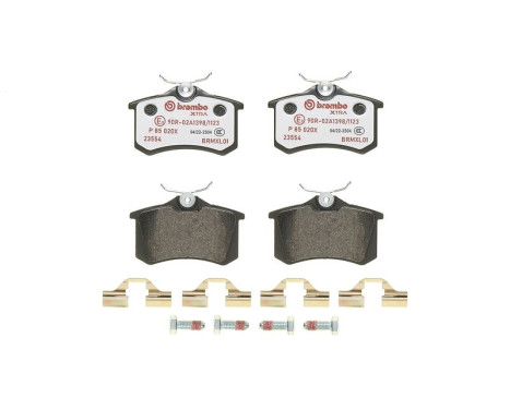 Brake Pad Set, disc brake BREMBO XTRA LINE P 85 020X