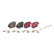 Brake Pad Set, disc brake BREMBO XTRA LINE P 85 057X, Thumbnail 3